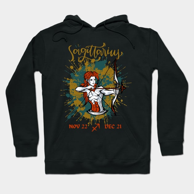 Perfect gift for a Sagittarian Hoodie by Ironclaw